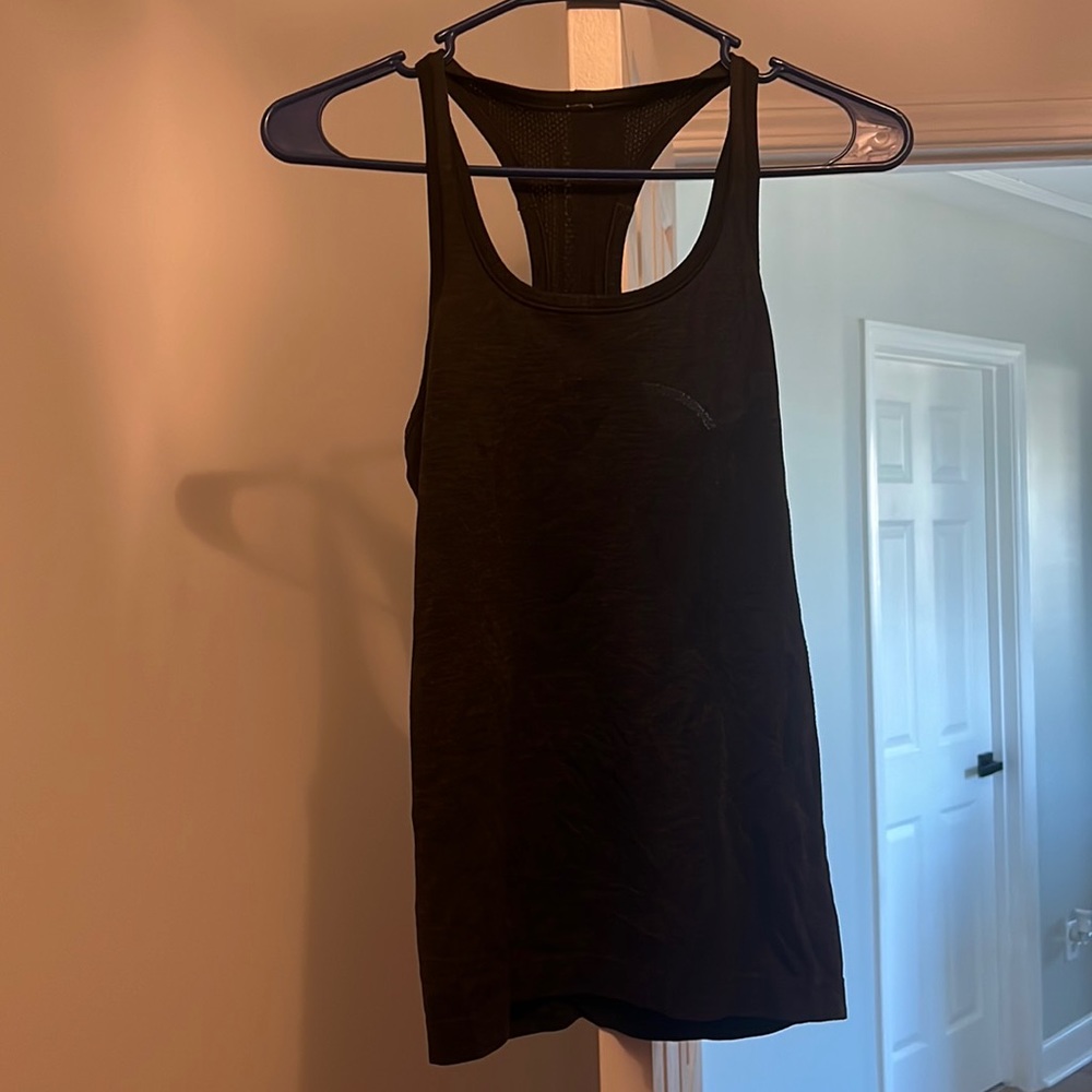 Lululemon army green racer back tank. Size 4